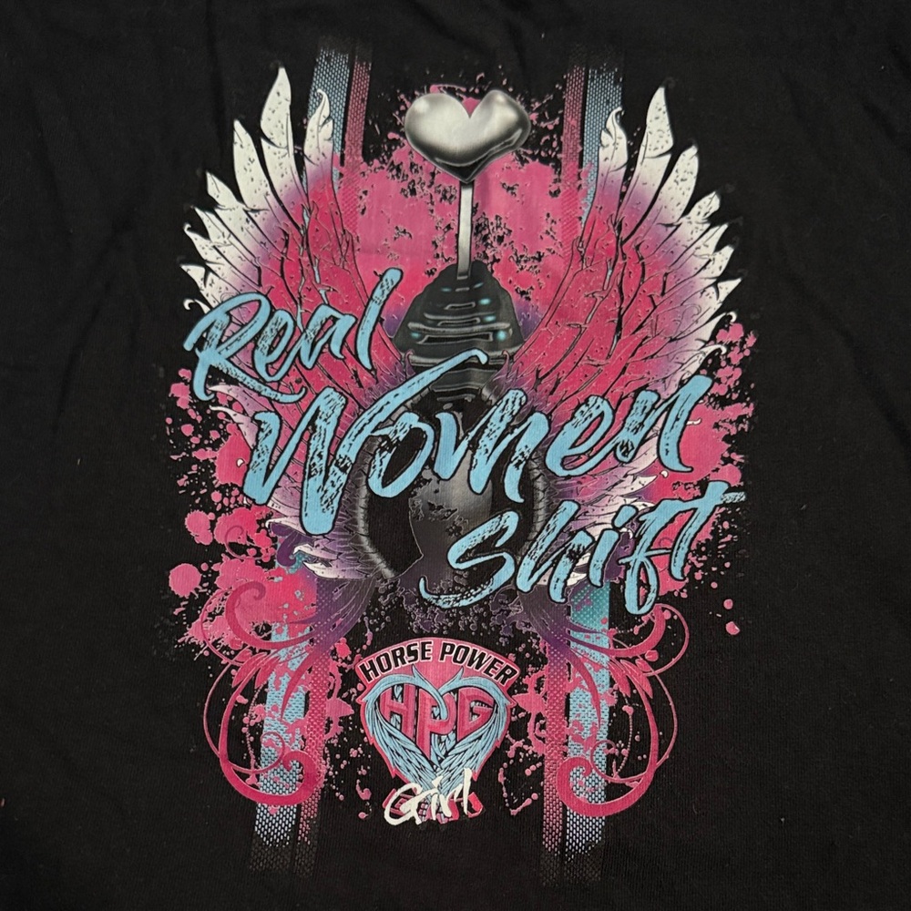 Port and Company Women's Tank Top with Pink and Blue Graphic